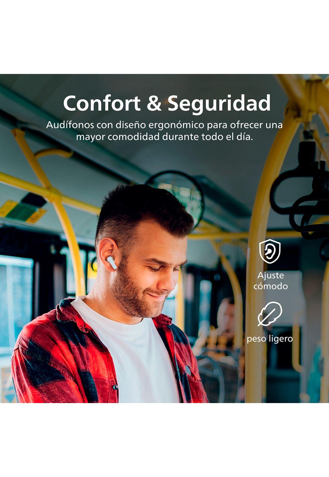 Audífonos Bluetooth Philips TAT1138 TWS Celeste-5