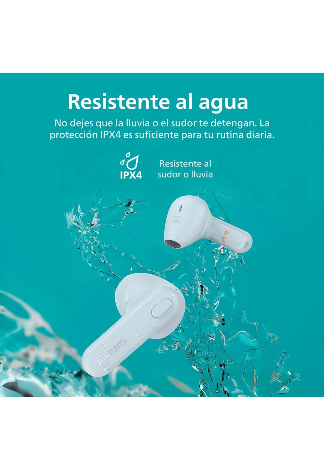 Audífonos Bluetooth Philips TAT1138 TWS Celeste-4