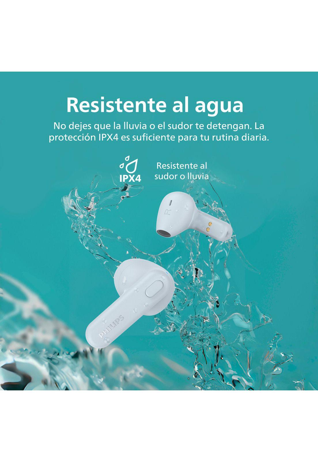 Audífonos Bluetooth Philips TAT1138 TWS Blanco-4