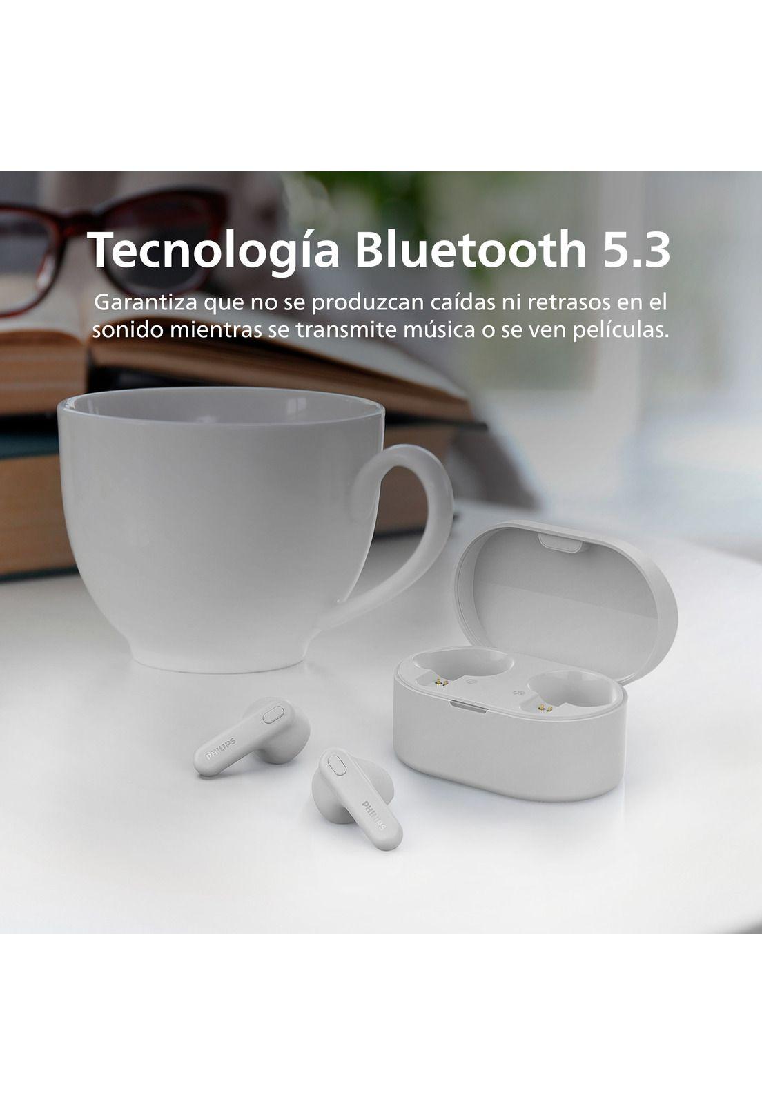 Audífonos Bluetooth Philips TAT1138 TWS Blanco-7