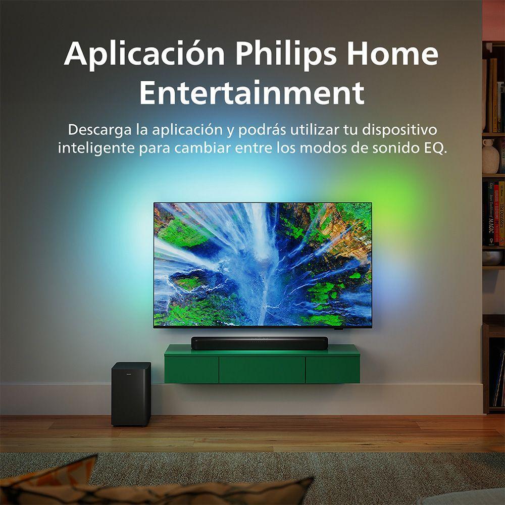 Soundbar Philips TAB5309 Barra de Sonido 2.1 con Subwoofer Inalámbrico 120W-7