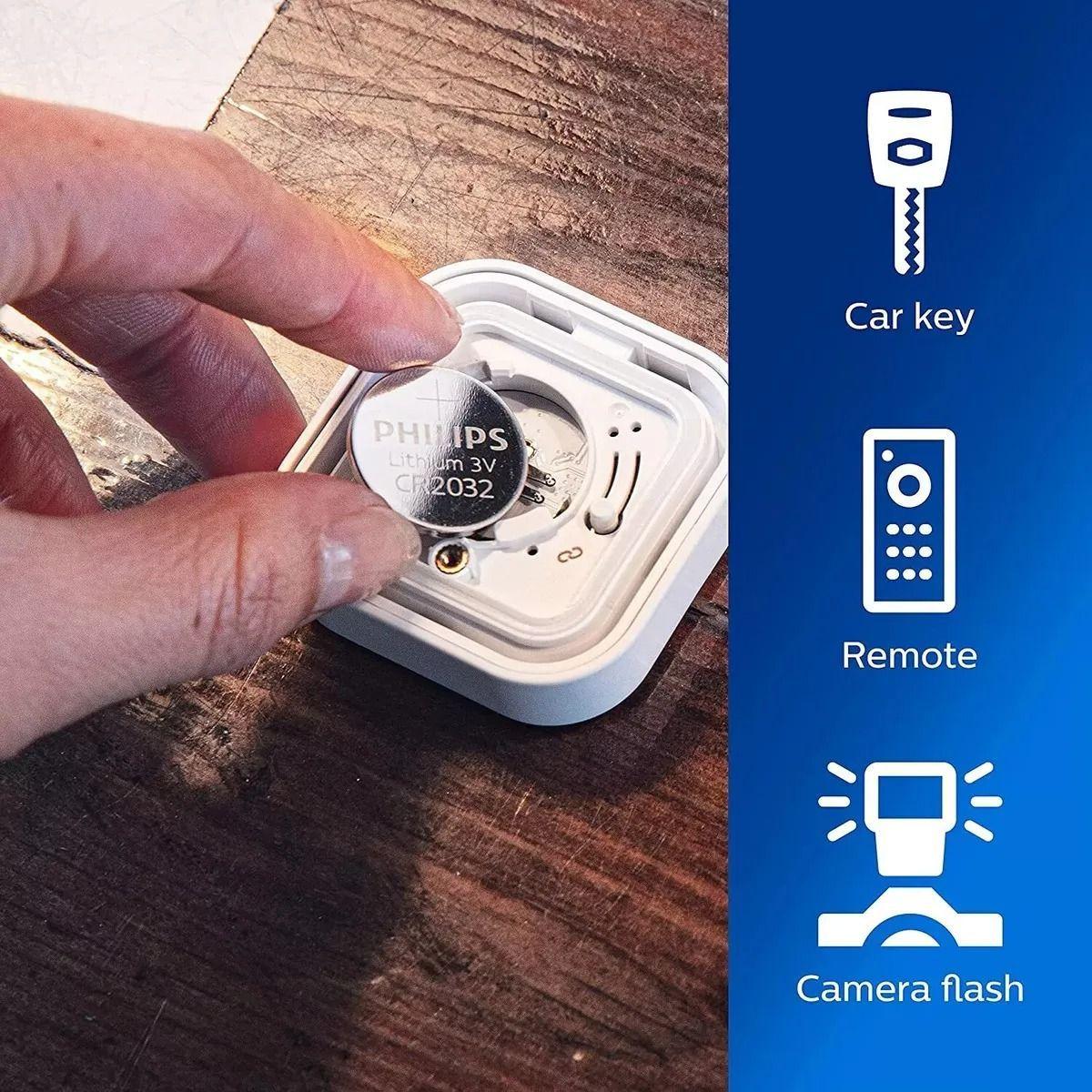Pila de Botón CR2032 x 5 Philips-4