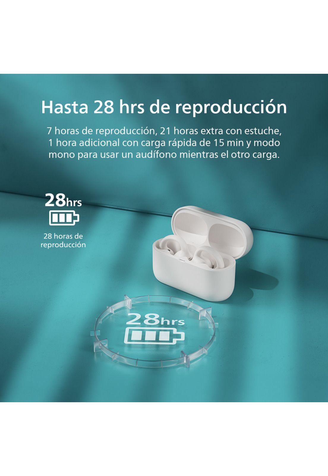 Audífonos True Wireless Open-Ear Philips TAQ2000 Blanco-2