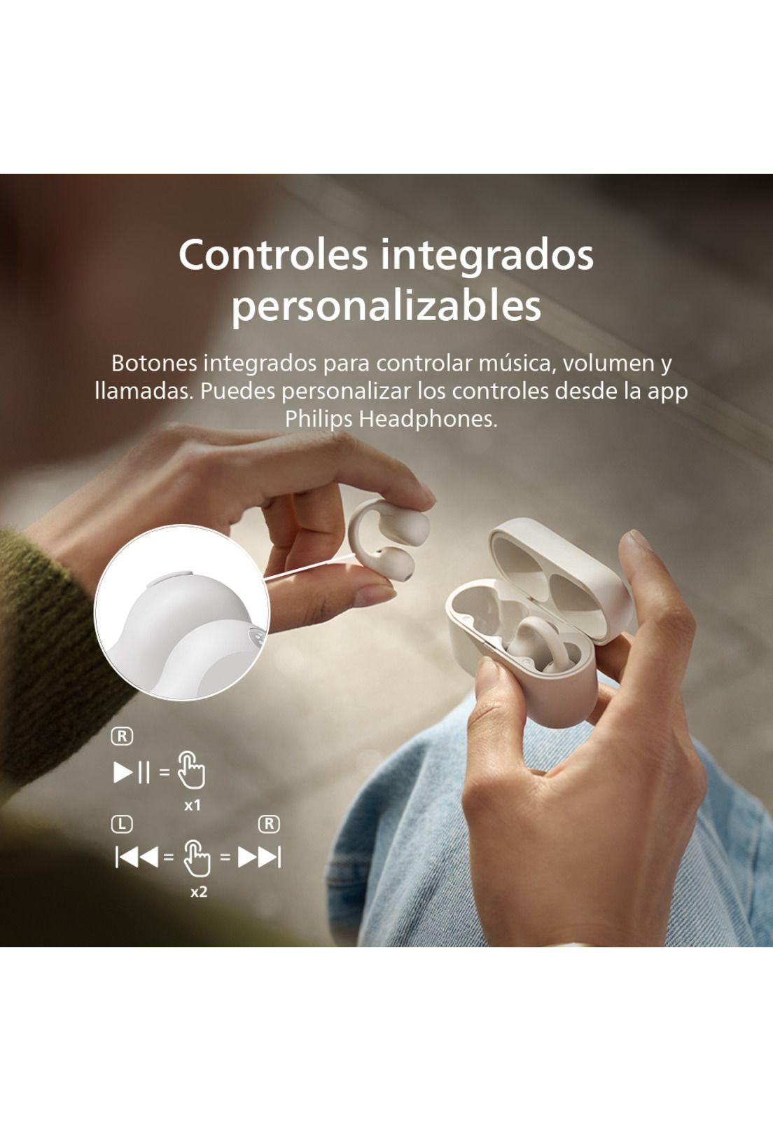 Audífonos True Wireless Open-Ear Philips TAQ2000 Blanco-3