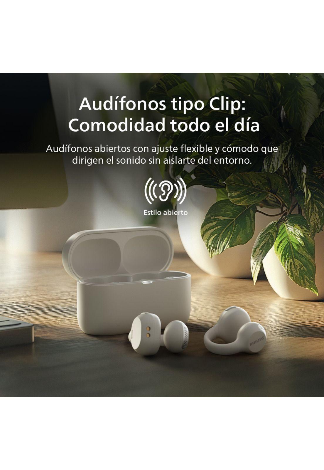 Audífonos True Wireless Open-Ear Philips TAQ2000 Blanco-1