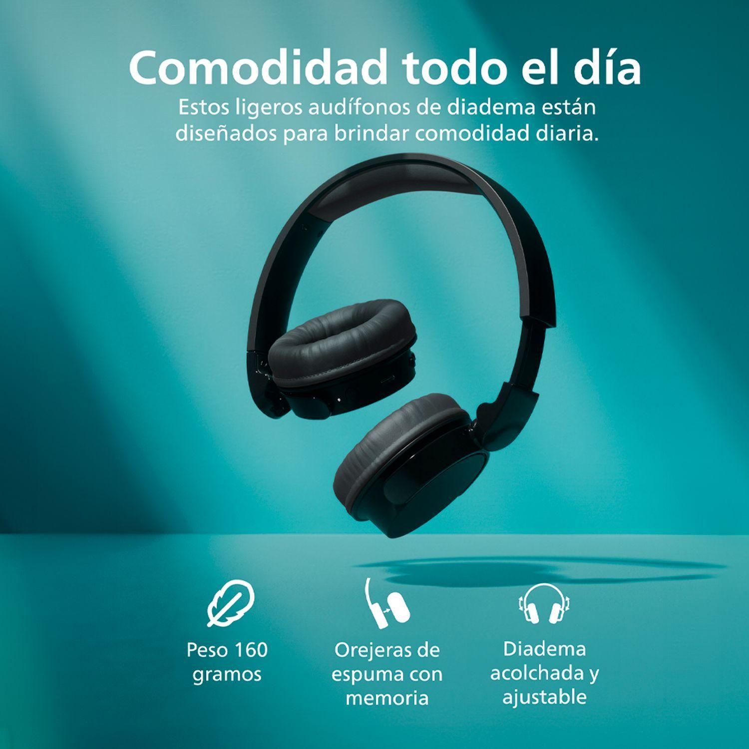 Audífonos Inalámbricos Bluetooth Philips Tah3209 Plegables 25hrs-2