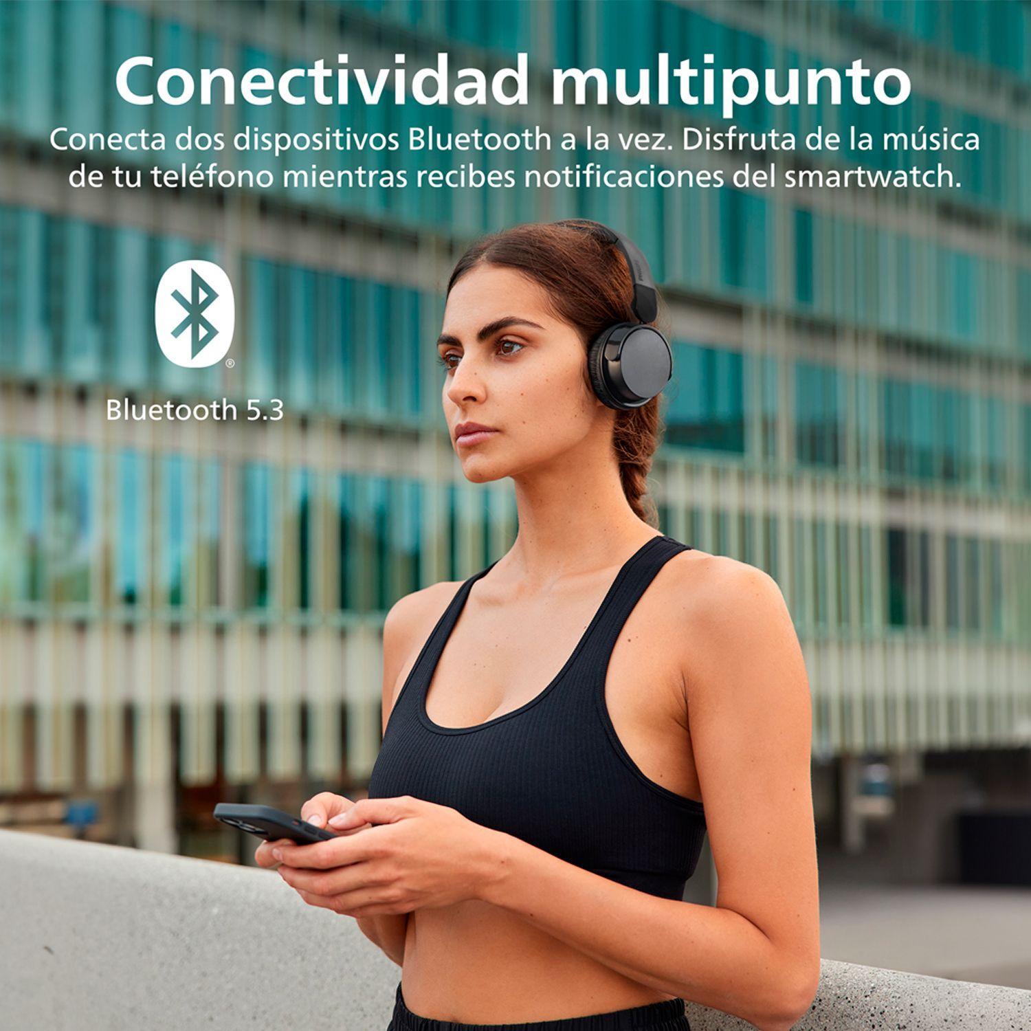 Audífonos Inalámbricos Bluetooth Philips Tah3209 Plegables 25hrs-3