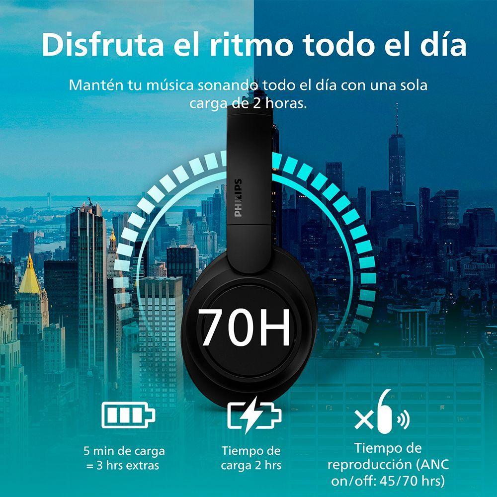 Audífonos Headband Bluetooth TAH6509BK Negro-4