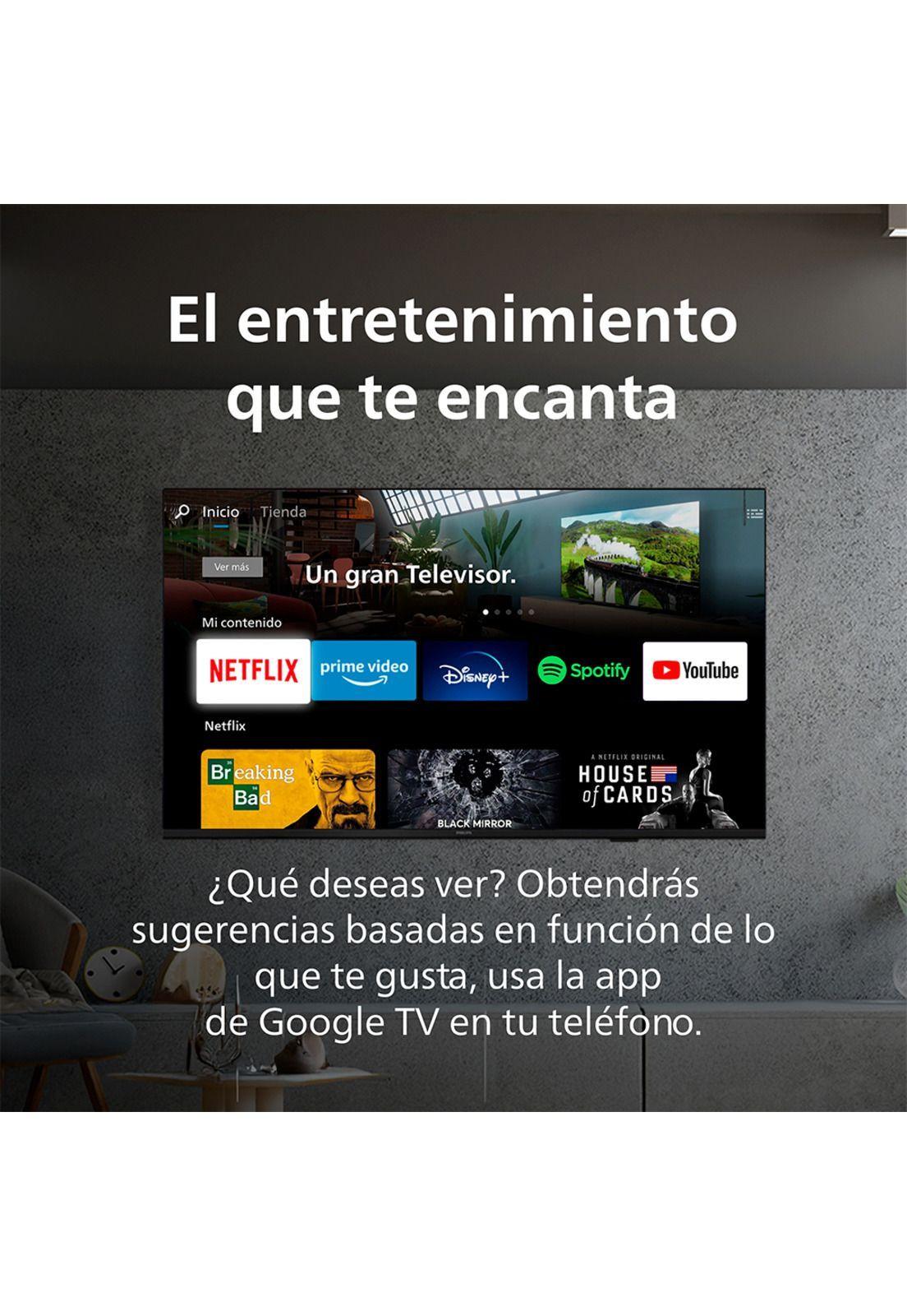 Smart TV 65" Philips LED 4K UHD 65PUD7408-1