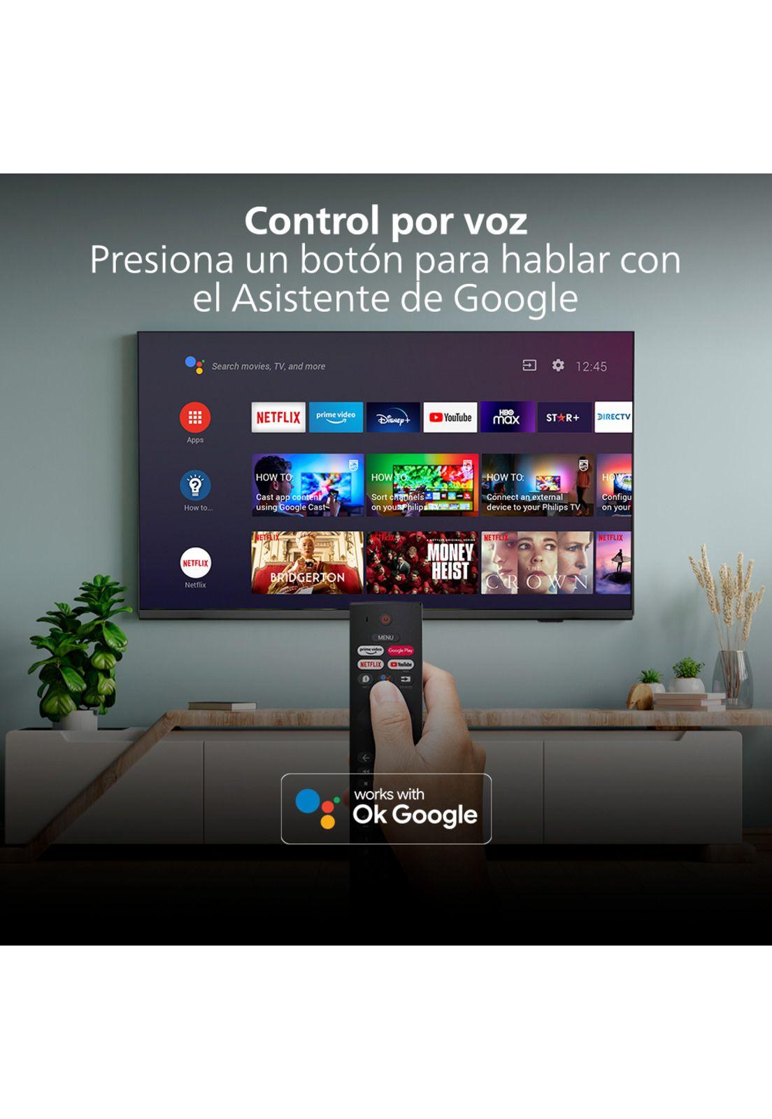 Smart TV 55" Philips Led 4K UHD 55PUD7406-4