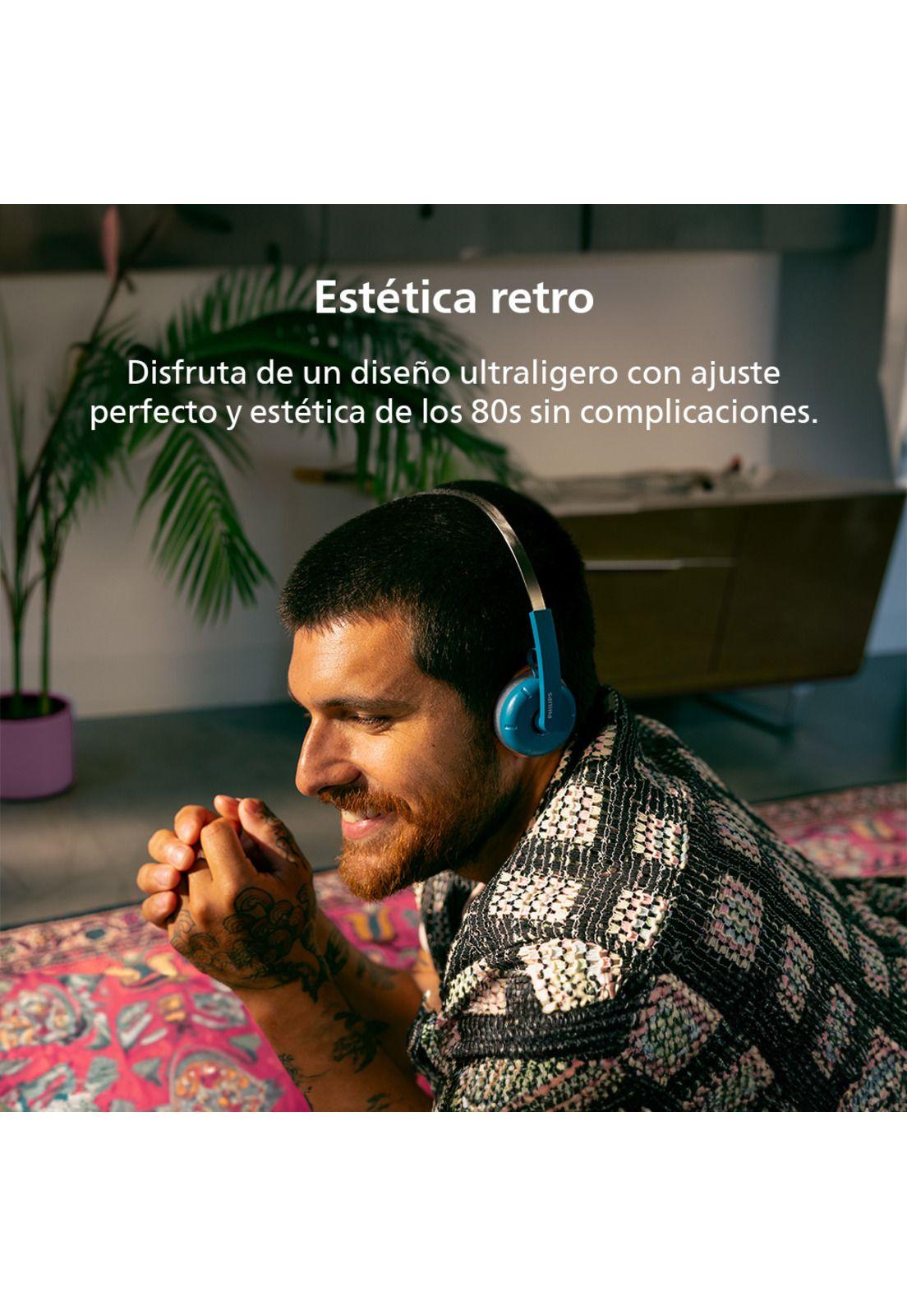 Audífonos Bluetooth Philips Ringo TAH2000TL Turquesa-2