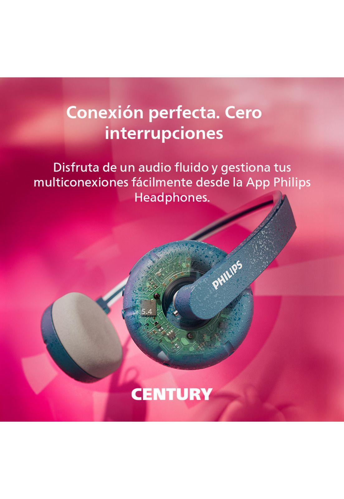 Audífonos Bluetooth Philips Ringo TAH2000TL Turquesa-3