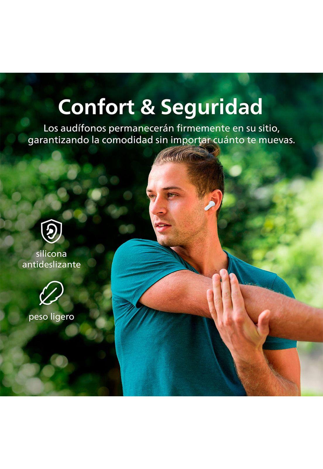 Audífonos Bluetooth Philips TAT1108 TWS Blanco-5