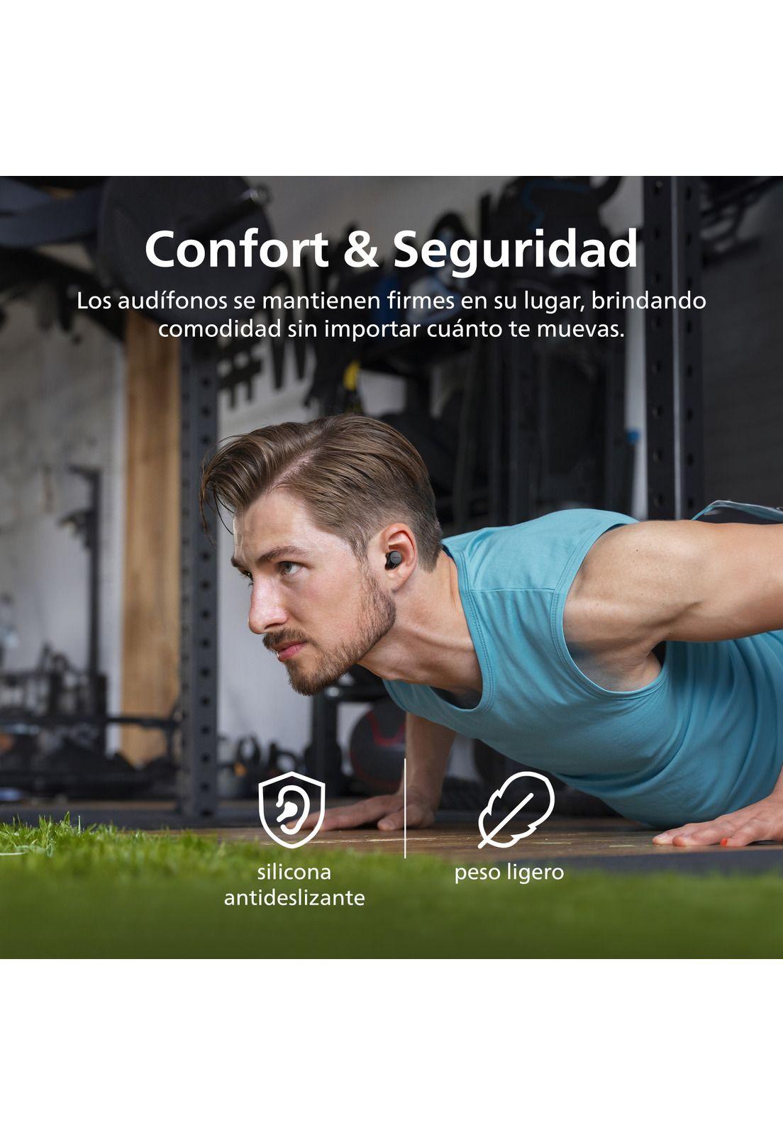 Audífonos Bluetooth Philips TAT1209 TWS Negro-5