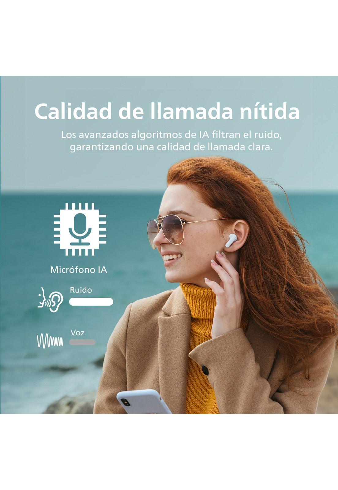 Audífonos Bluetooth Philips TAT1108 TWS Celeste-2