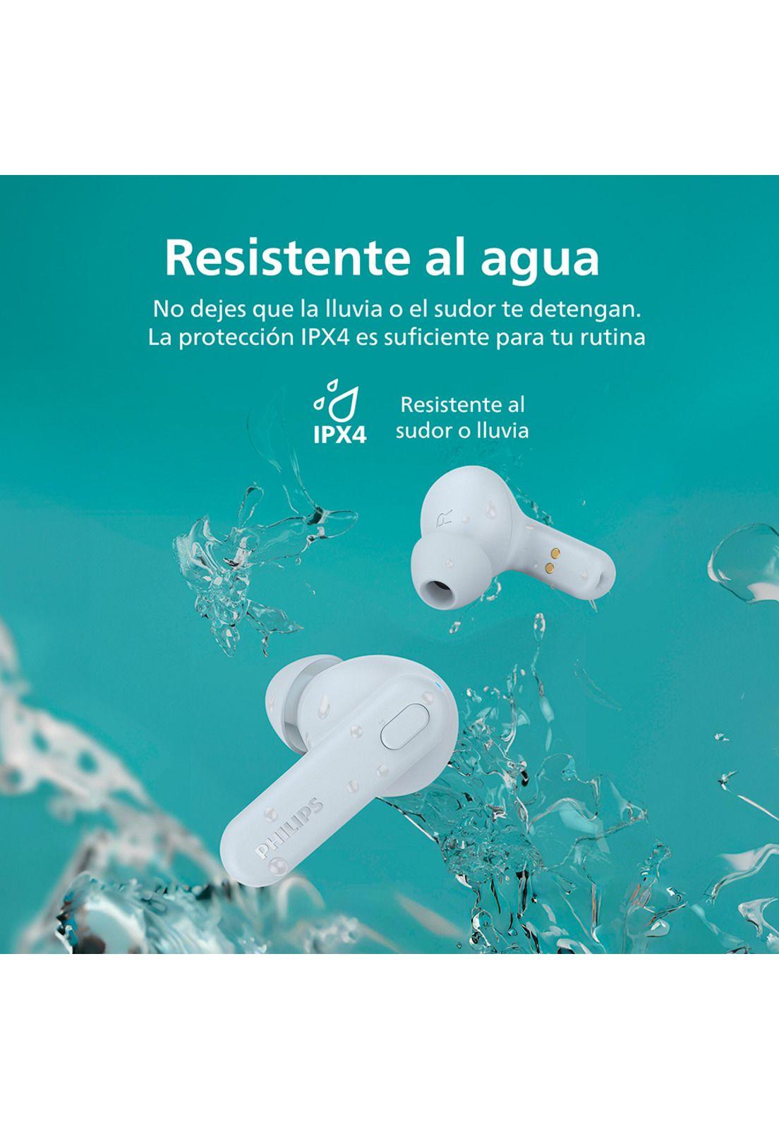 Audífonos Bluetooth Philips TAT1108 TWS Celeste-4