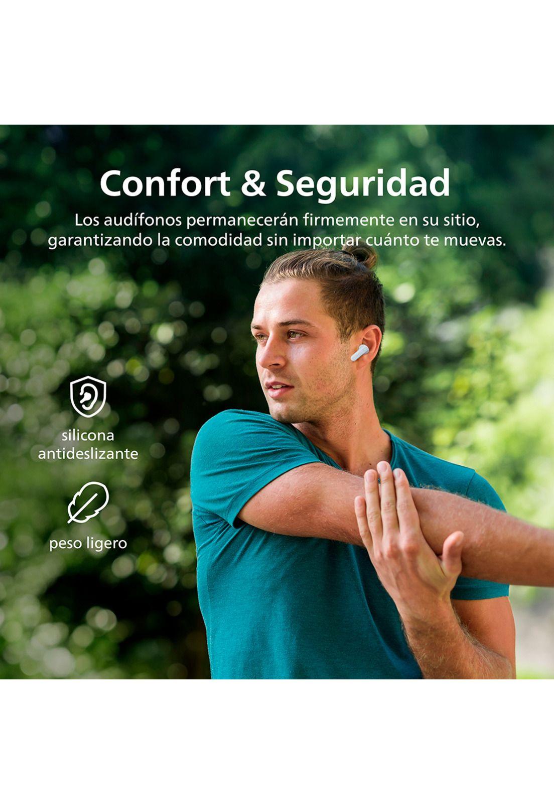 Audífonos Bluetooth Philips TAT1108 TWS Celeste-5