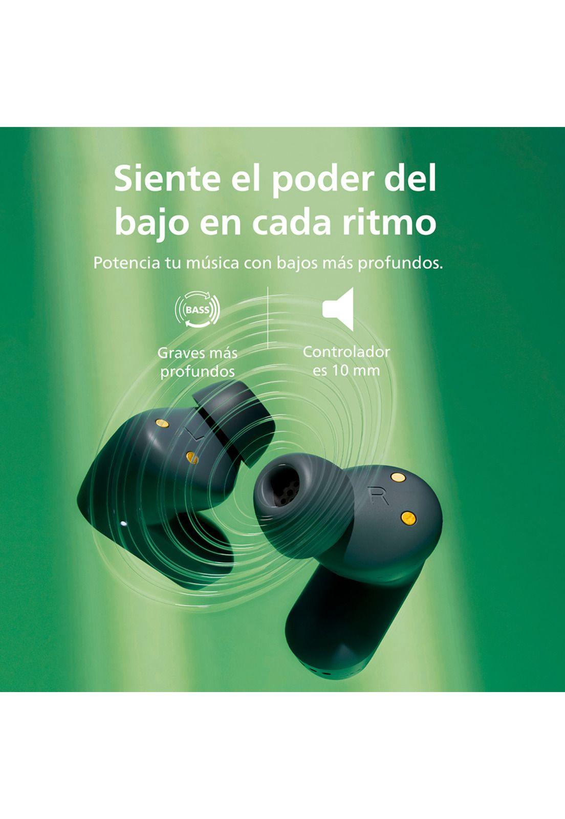 Audífonos Bluetooth Philips Noise Cancelling TAT3508 Negro-2