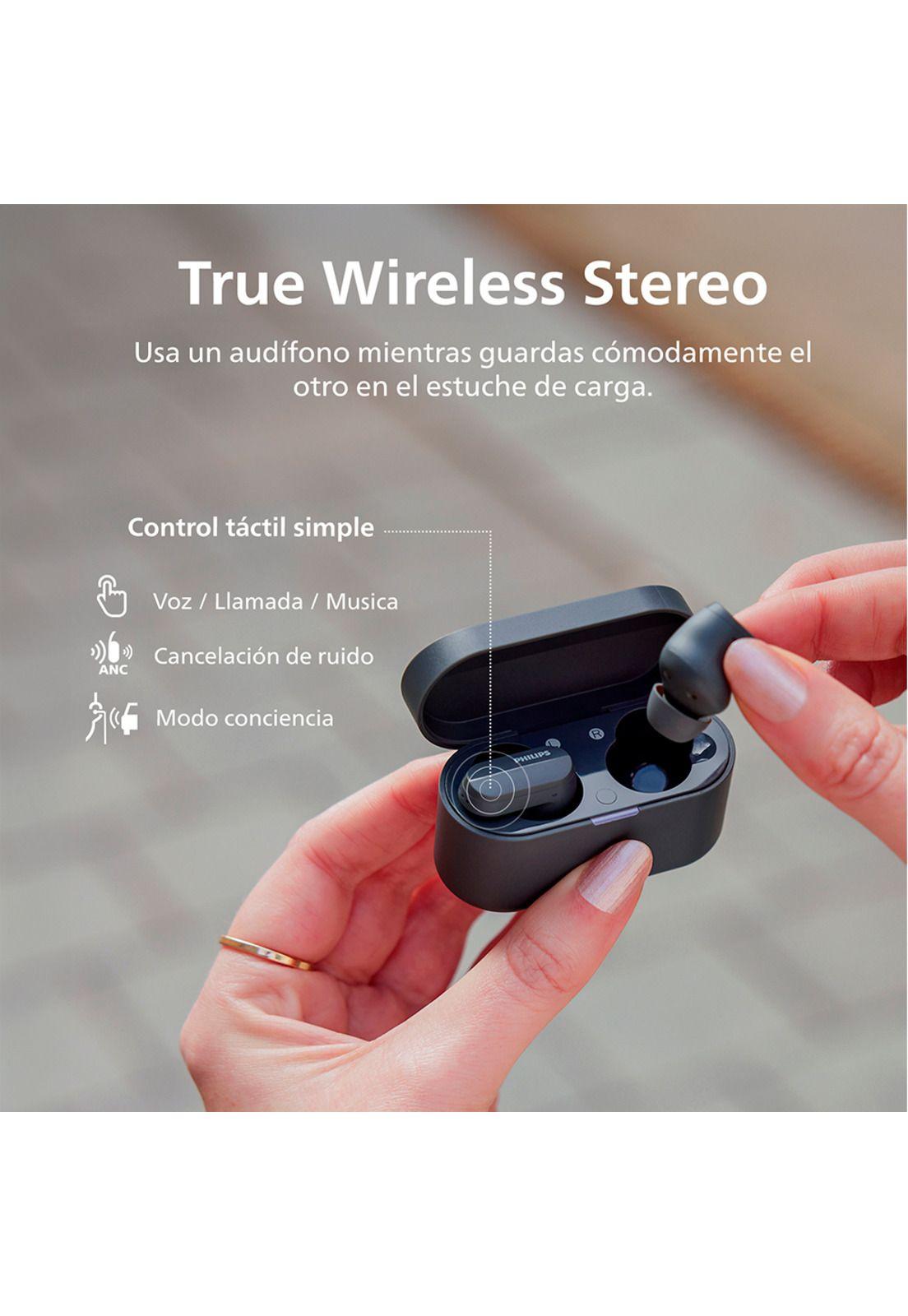 Audífonos Bluetooth Philips Noise Cancelling TAT3508 Negro-3