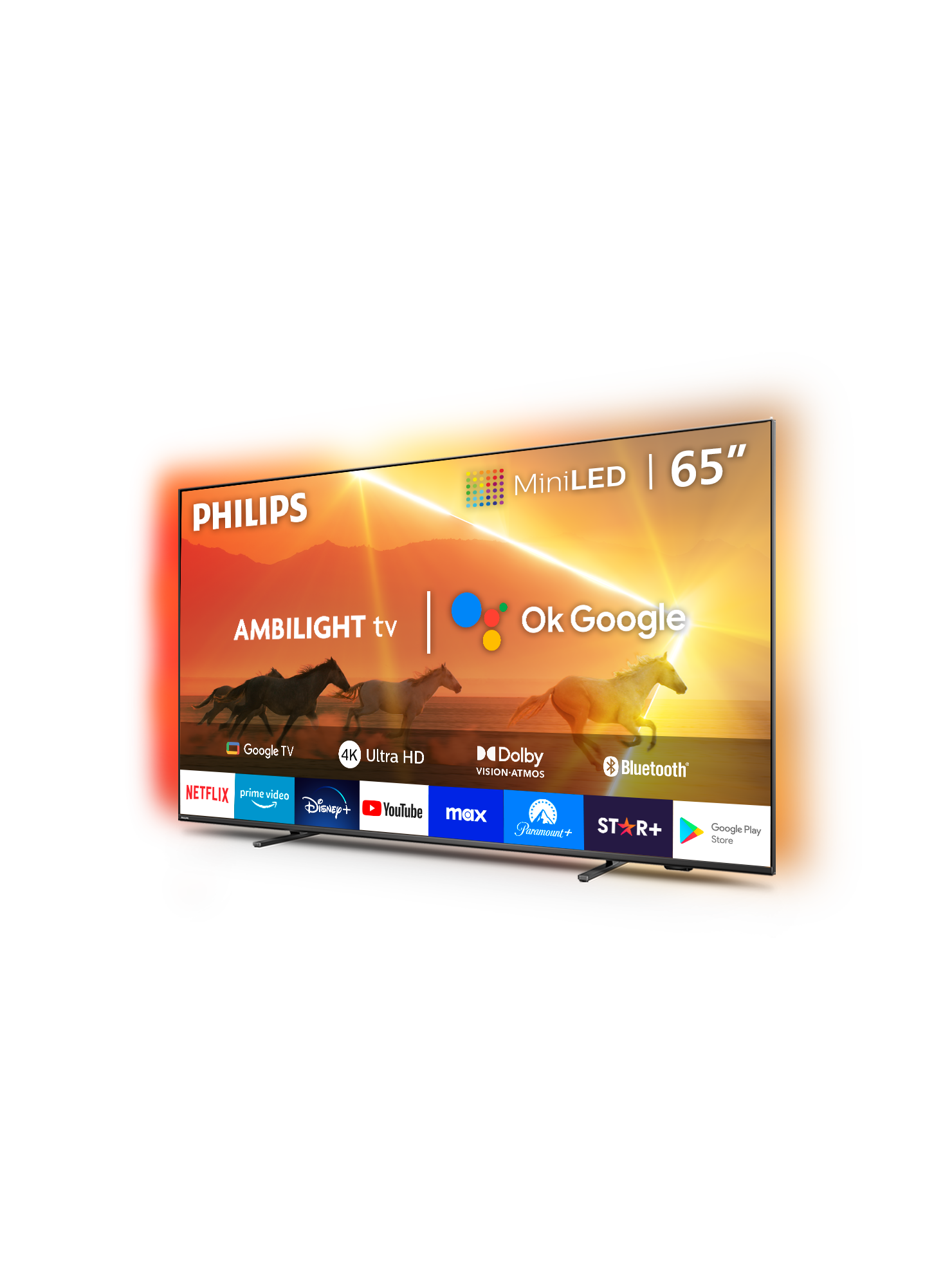 Smart TV MiniLED Philips 65” UHD 4K 65PML9118 Ambilight TV-2