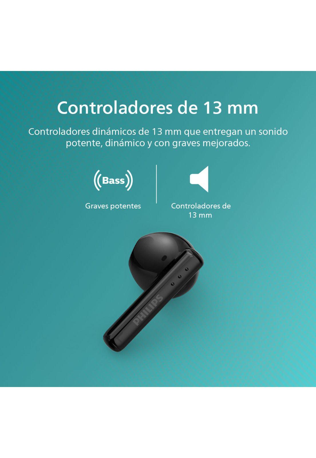 Audifonos Bluetooth Philips TAT1139 TWS Negro-4