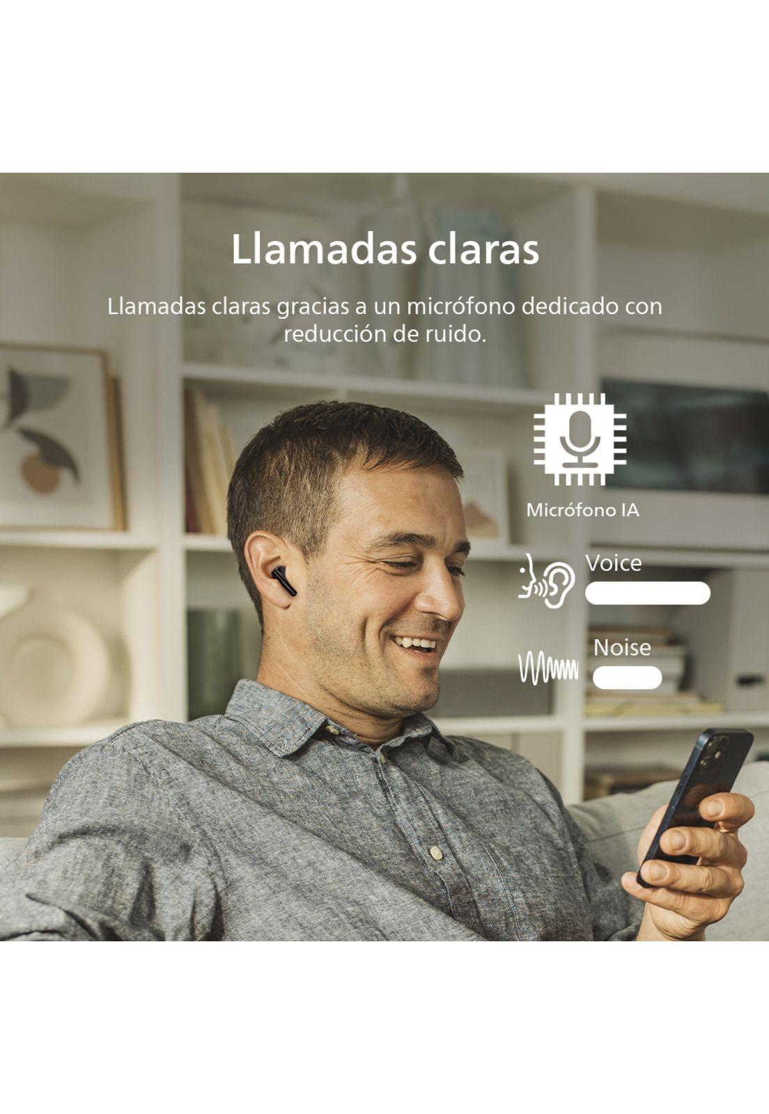 Audifonos Bluetooth Philips TAT1139 TWS Negro-5