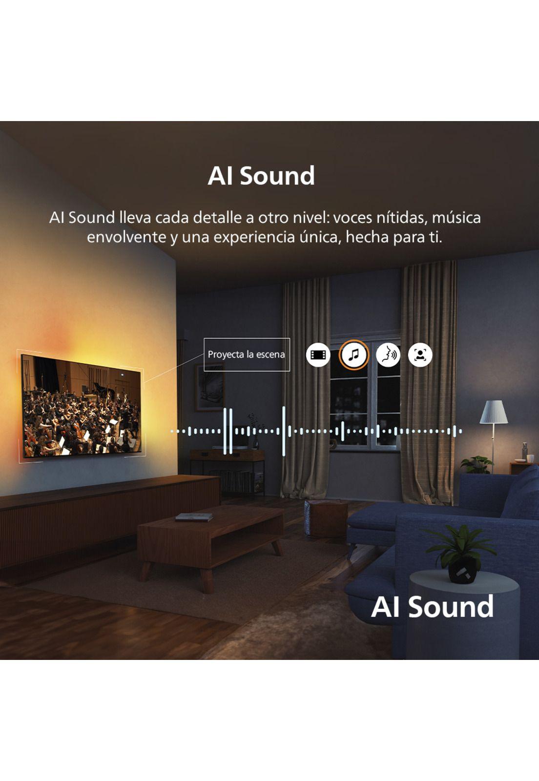 Ambilight TV 65" Philips QLED 4K UHD 65PUD8250-3