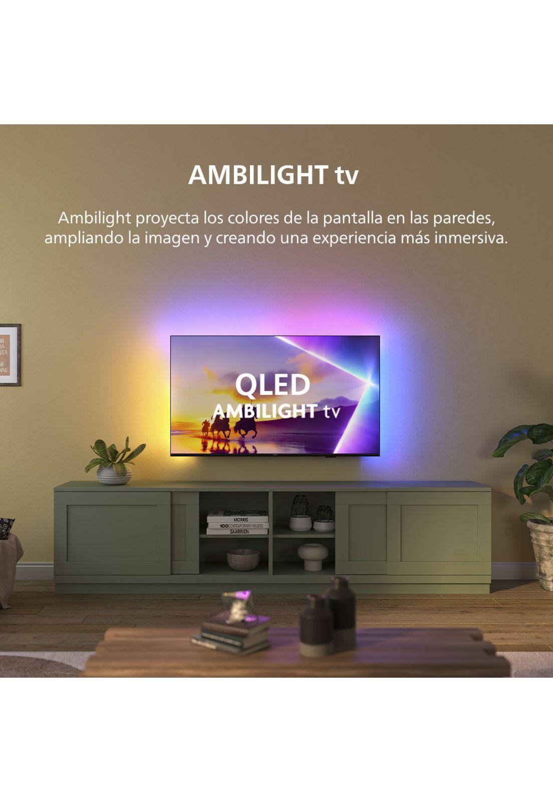 Ambilight TV 65" Philips QLED 4K UHD 65PUD8250-2