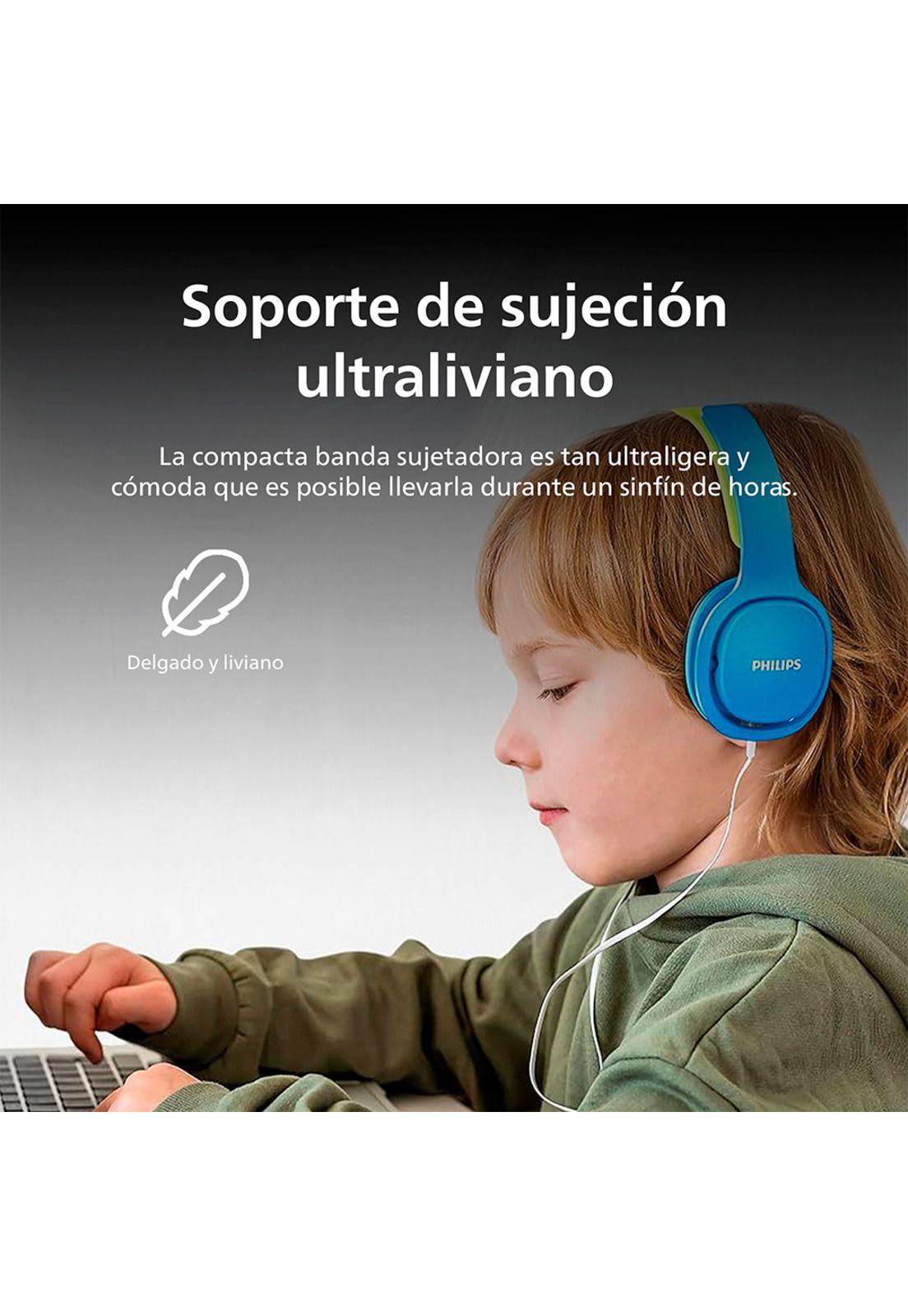 Audífonos para Niños Philips Headphone SHK2000 Azul-3