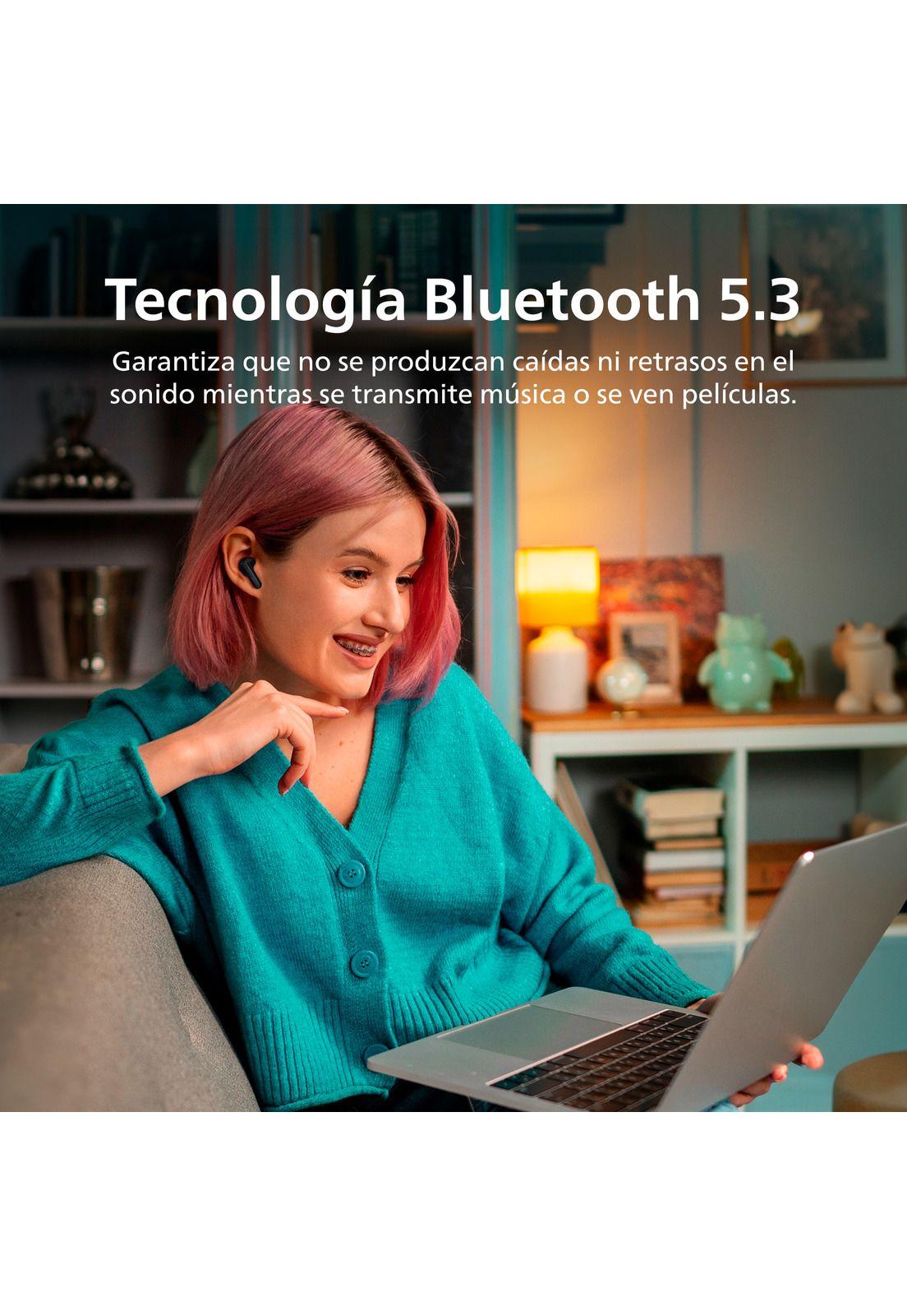 Audífonos Bluetooth Philips TAT1108 TWS Negro-7