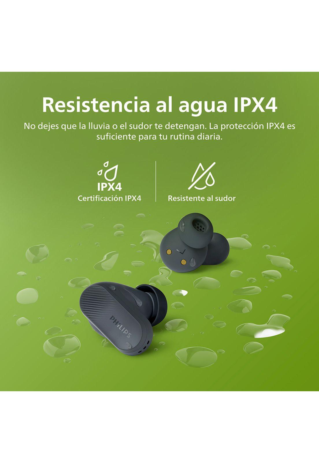 Audífonos Bluetooth Philips Noise Cancelling TAT3509 TWS Gris-5