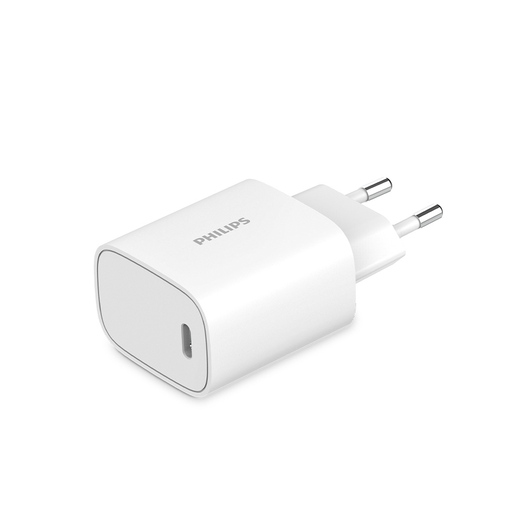 Cargador de Pared Carga Rápida USB-C 20W  Philips -0