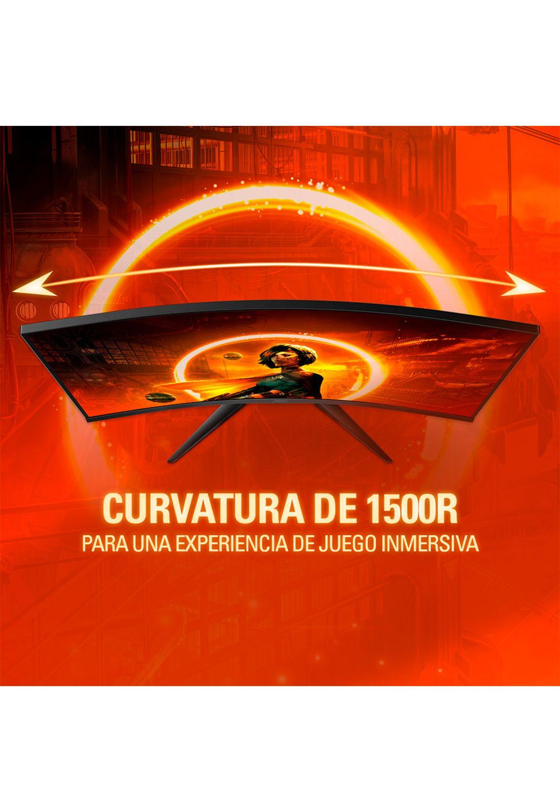 Monitor Curvo 32" AOC C32G2E FHD 165Hz-3