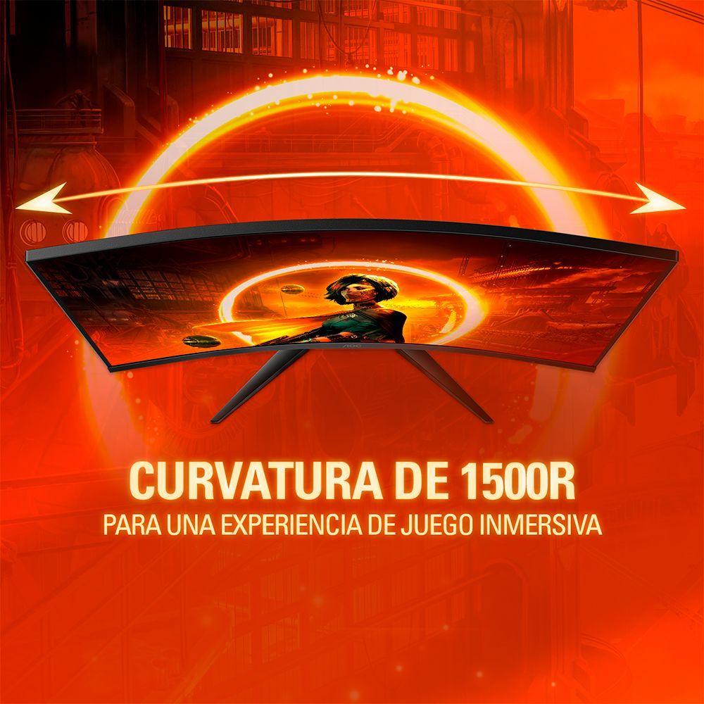 Monitor Curvo 32" AOC C32G2E FHD 165Hz-3