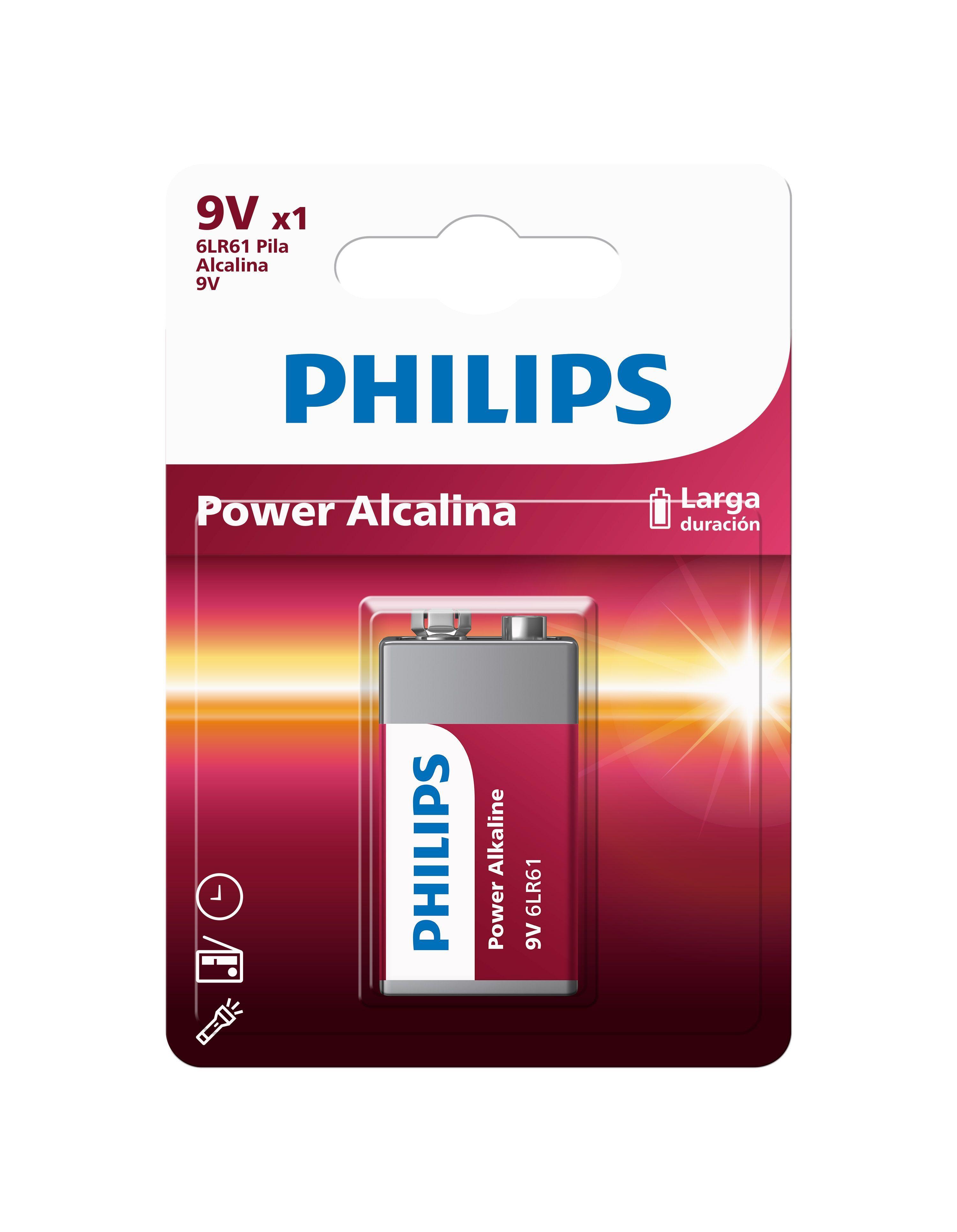 Batería Alcalina Blister 9Vx1 Philips-0
