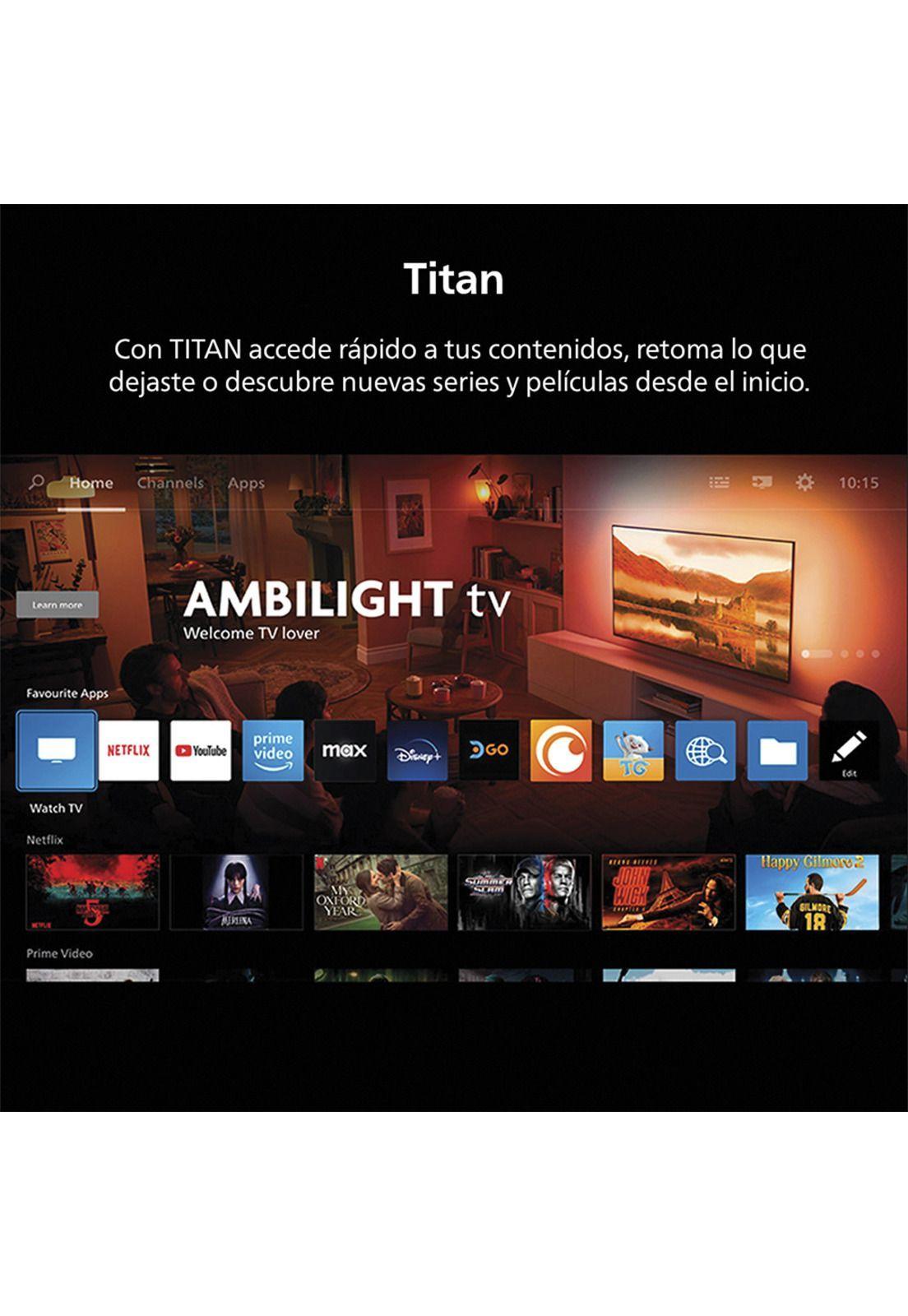 Ambilight TV 55" Philips QLED 4K UHD 55PUD8250-1
