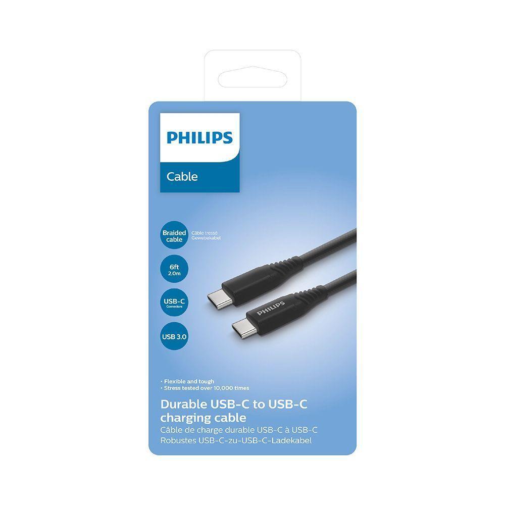 Cable Trenzado USB-C a USB-C Philips-5