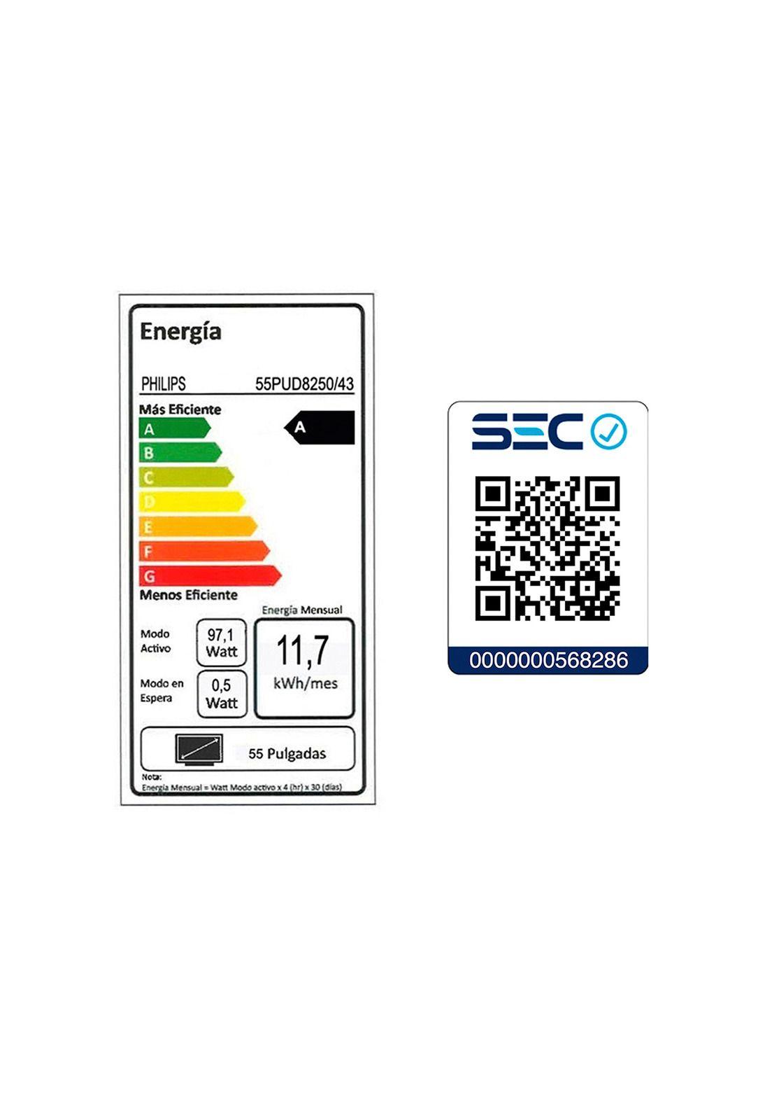 QLED Ambilight TV 55PUD8250 + BT Speaker TAX2707-7