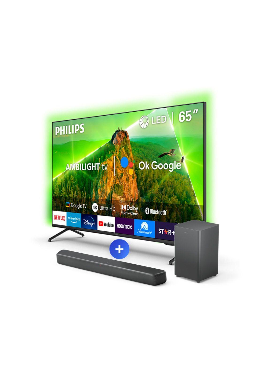 Ambilight TV 65" PUD7908 + Soundbar TAB5309 Performance-3