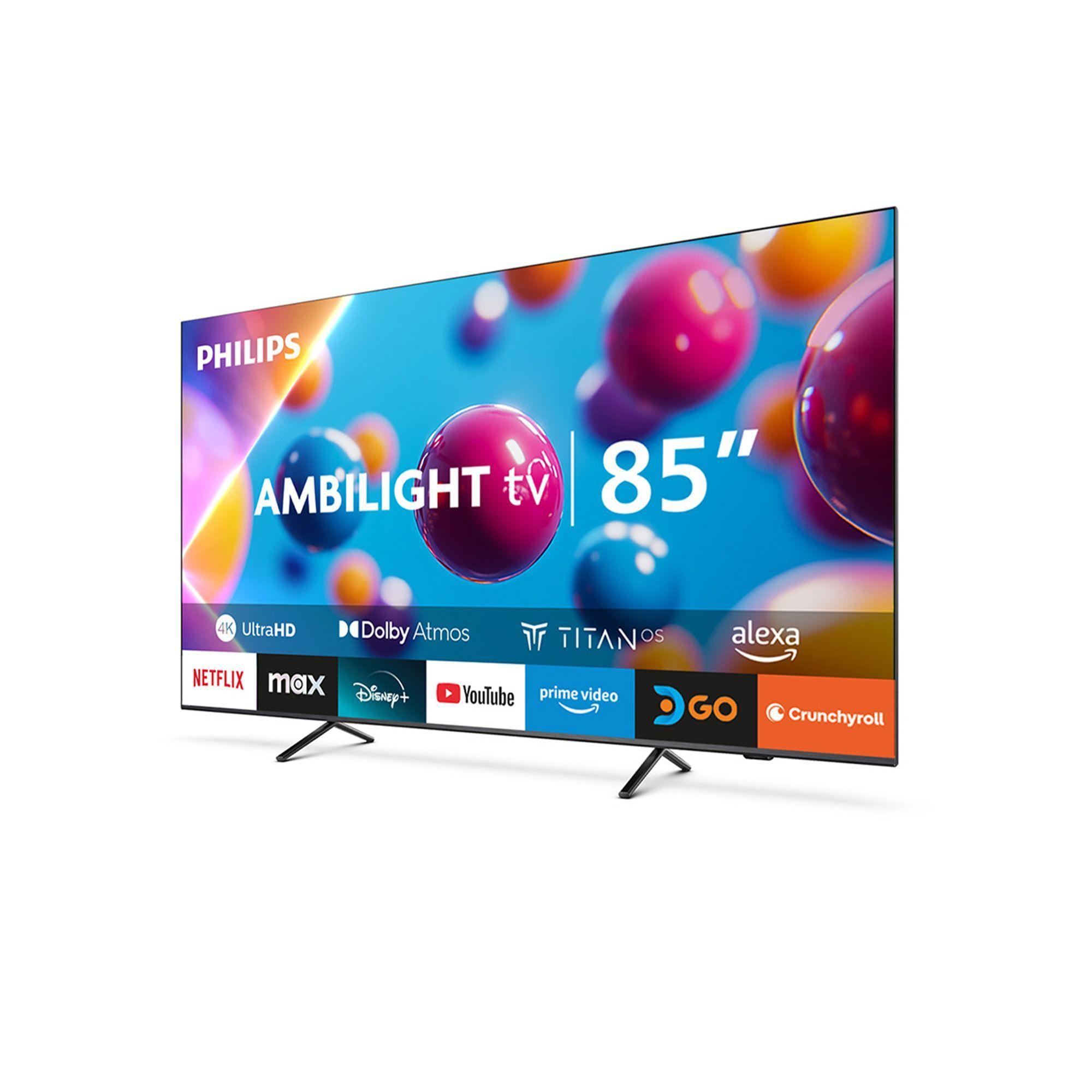 Smart TV LED Philips 85" Ambilight TV 4K UHD 85PUD8209-3