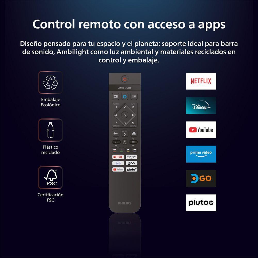 Smart TV LED Philips 85" Ambilight TV 4K UHD 85PUD8209-6