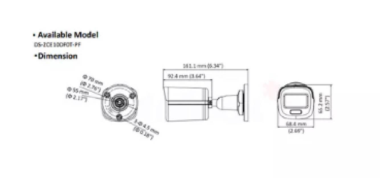 Camara Bullet Color Vu IP 2mp-2