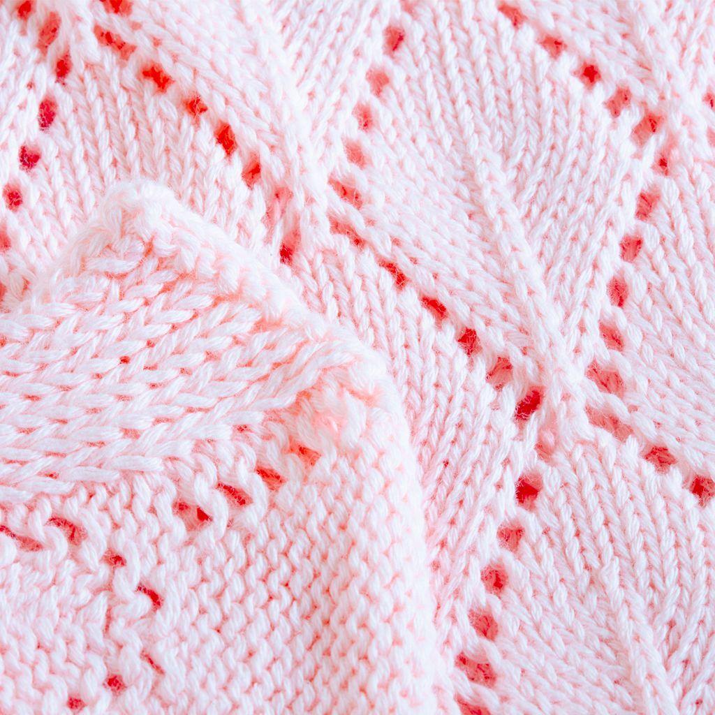 Manta Para Bebé en Algodón Rosa-3