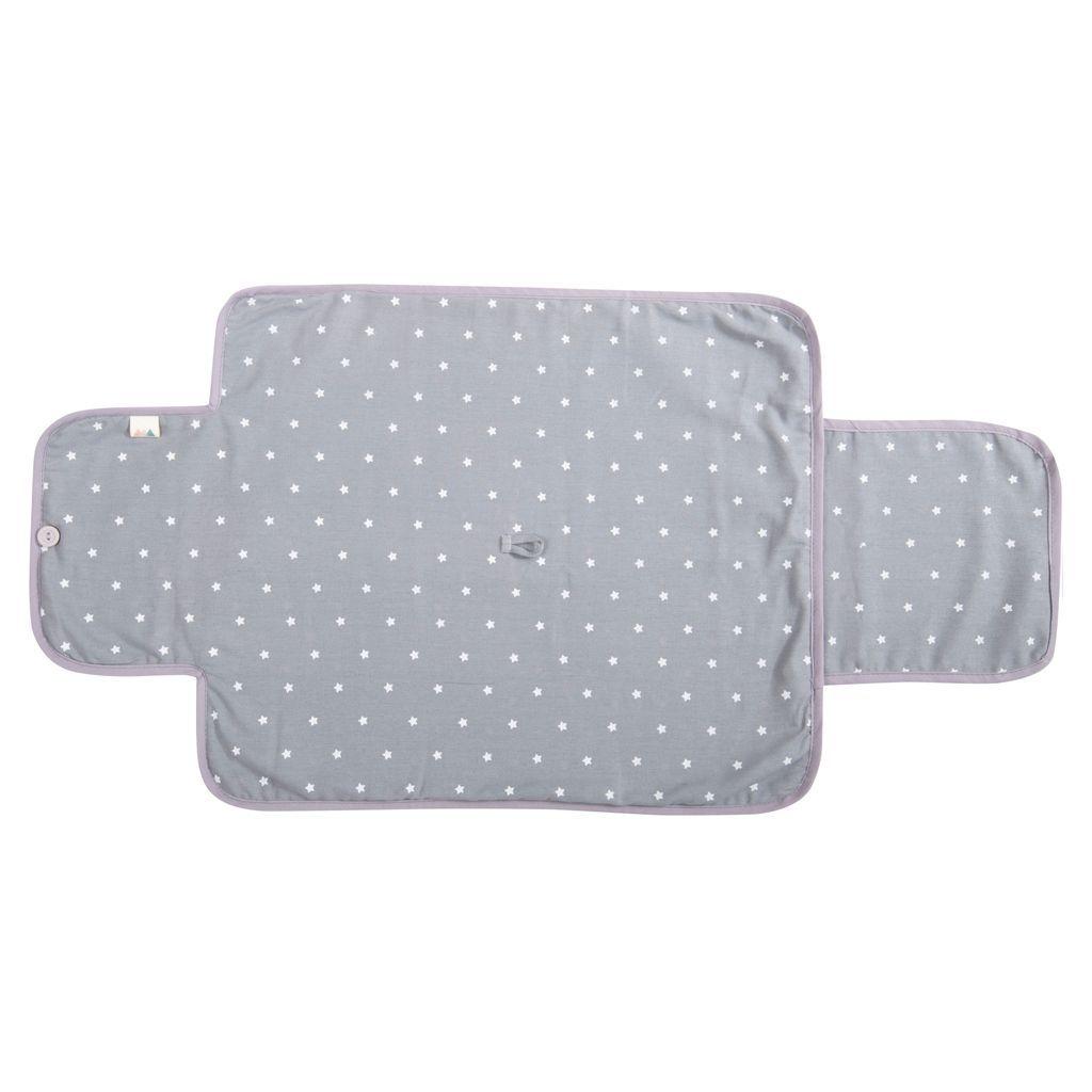 Mudador Portátil Lino Gris-1