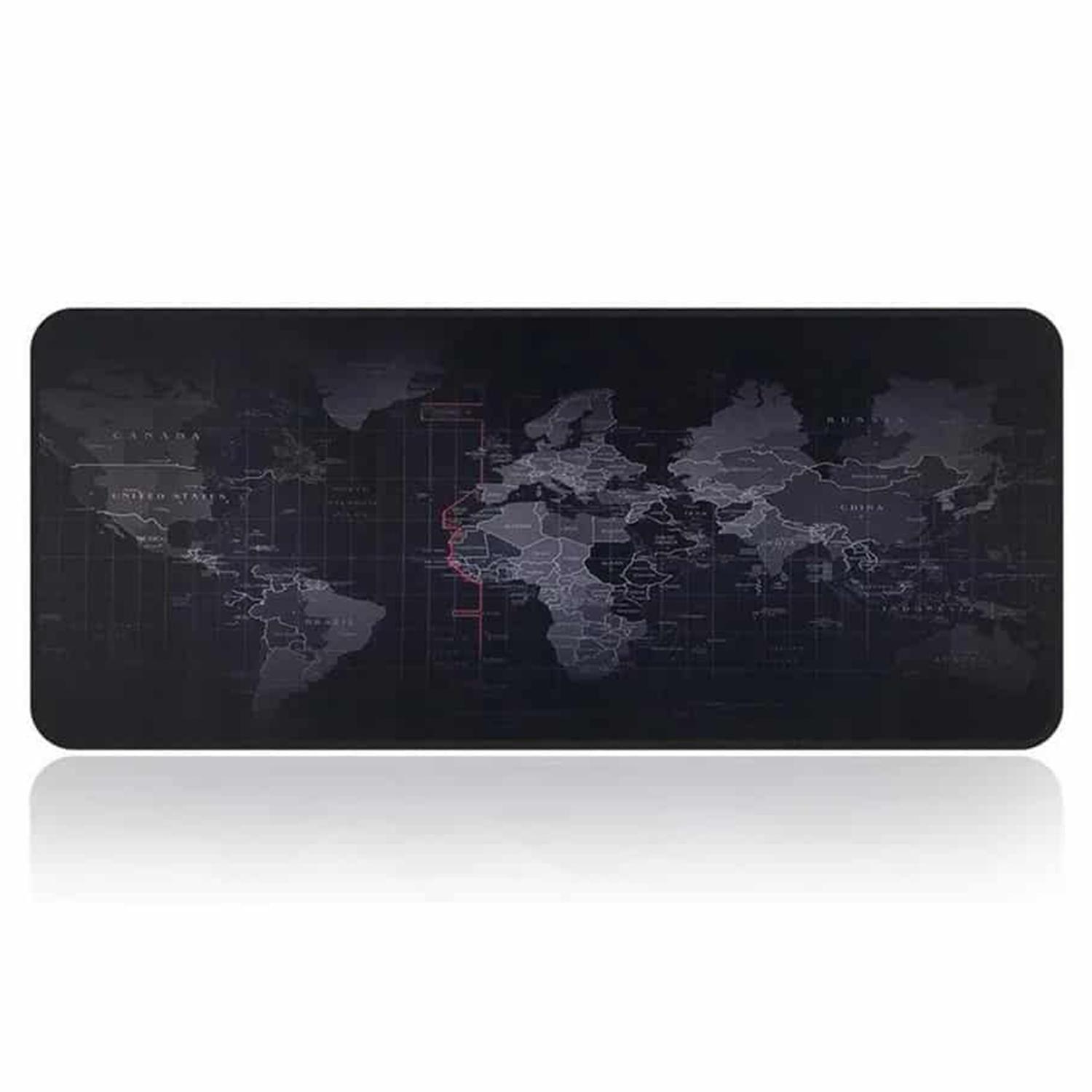 Mouse Pad Diseño Mapa Mundo De 90X40X3-0