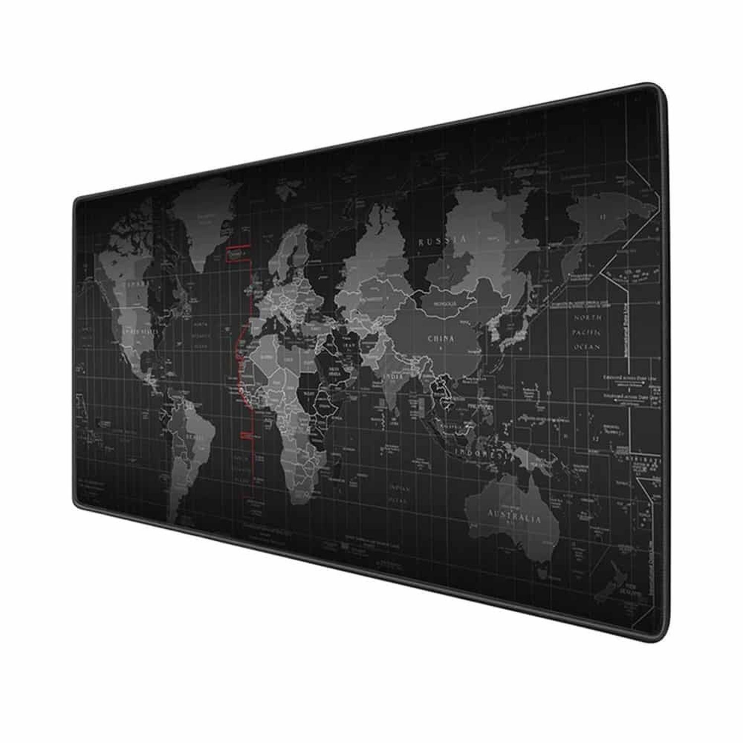 Mouse Pad Diseño Mapa Mundo De 90X40X3-5