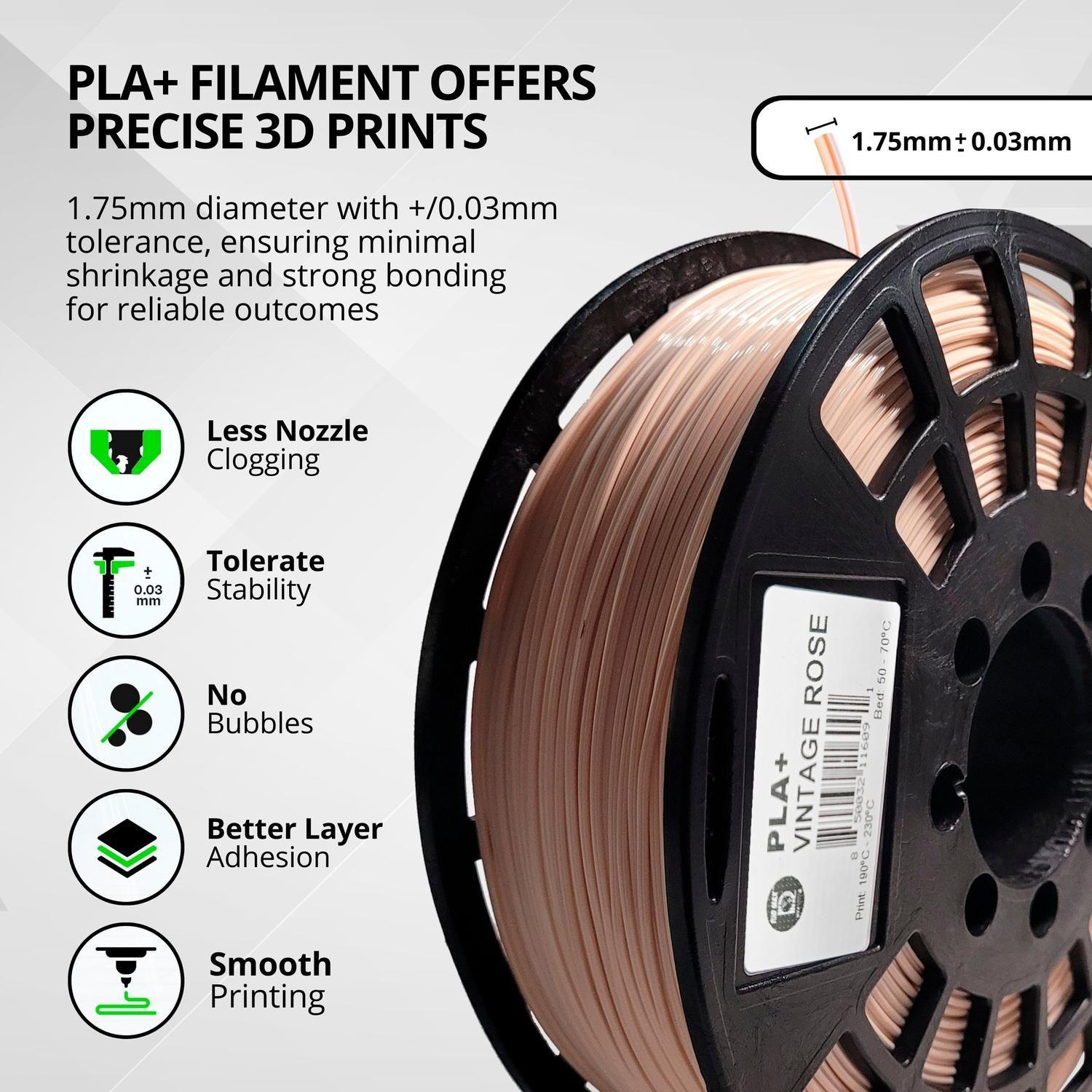 Filamento 3D Pla+ Rosado Vintage-2