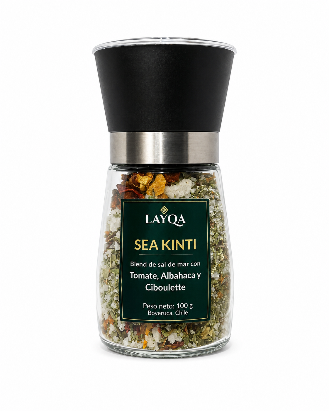 Sal de Mar Sea Kinti Layqa con Tomate Ciboulette y Albahaca 100 g-0