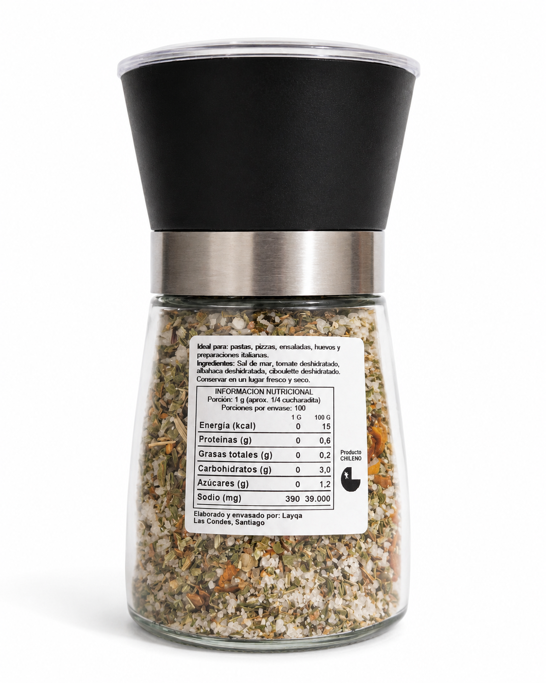 Sal de Mar Sea Kinti Layqa con Tomate Ciboulette y Albahaca 100 g-1