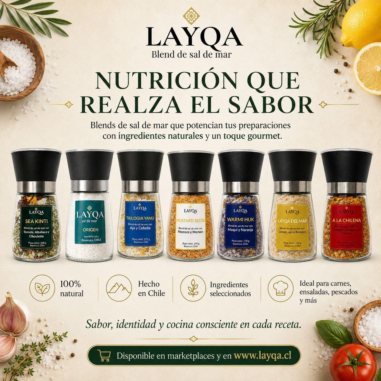 Sal de Mar Sea Kinti Layqa con Tomate Ciboulette y Albahaca 100 g-3